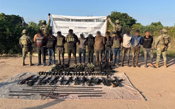 13 Members of Sinaloa Cartel Arrested in Mexico