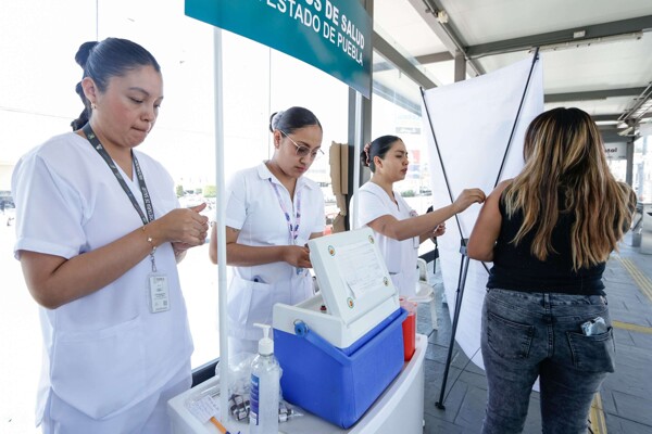 普埃布拉州麻疹疫苗接种进展