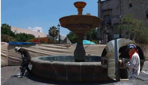 Guadalajara Government Begins Conservation Work at Plaza de los Mariachi