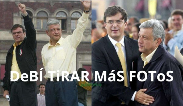 Ebrard Celebrates Memories with AMLO on Social Media