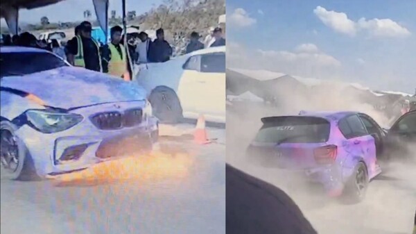BMW Explosion During Ezequiel Montes Race Event