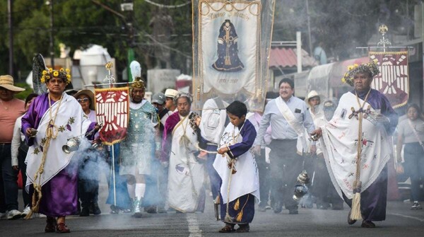 Preparation for the Passion of Christ Representation in Iztapalapa