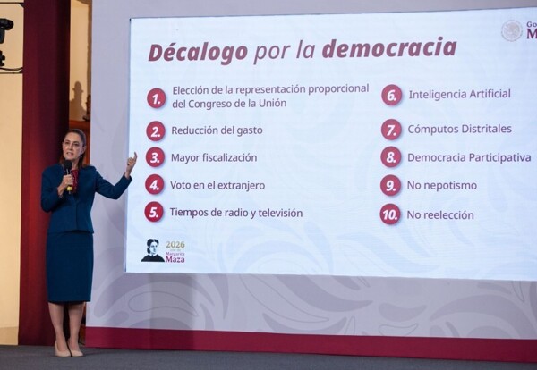 Claudia Sheinbaum Presents Electoral Reform