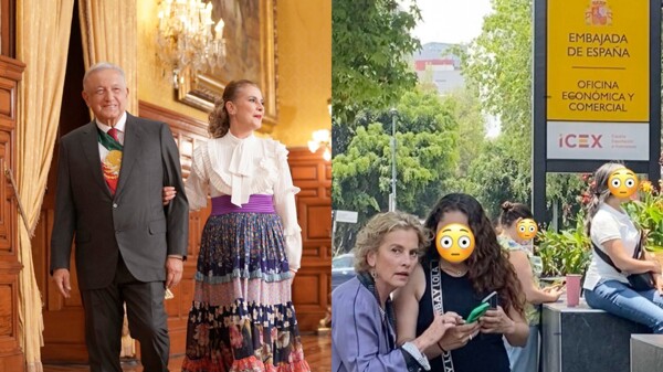 Beatriz Gutiérrez Müller Visits the Spanish Embassy
