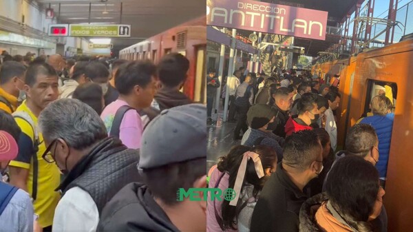 Congestion at CDMX Metro on February 24