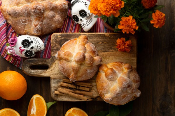Celebrate Día de Muertos with Traditional Pan de Muerto