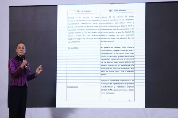 Реформы Шейнбаум для защиты суверенитета