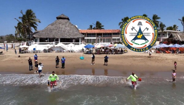 哈利斯科当局在复活节假期期间加强海滩监视