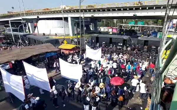 Protests in the Valley of Mexico Against Extortions