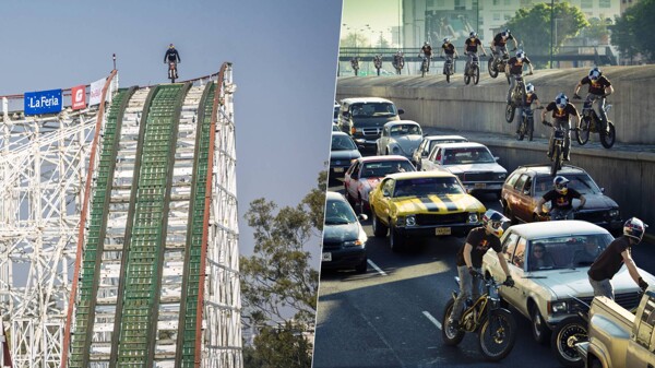 French Motorcyclist Julien Dupont and His Extreme Stunts in Mexico City