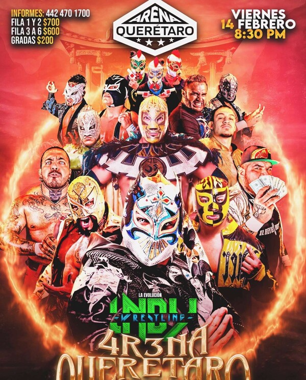 43rd Anniversary of Arena Querétaro with Lucha Libre Event