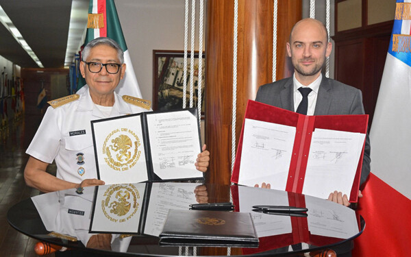 Mexico and France sign agreement on maritime security cooperation