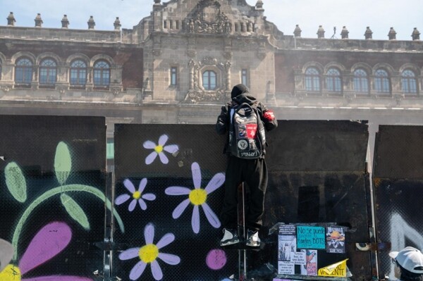 Протест в Мехико был сорван «чёрным блоком»
