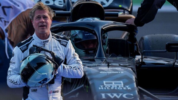 Brad Pitt Filming F1 Movie at Mexican Grand Prix