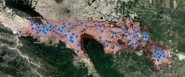 Pollution in Monterrey due to refinery emissions