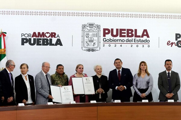 Inauguration of Casas Carmen Serdán in Puebla