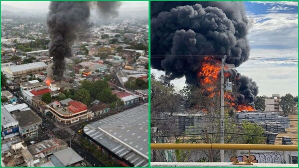 Massive Fire in San Luis Potosí Factory