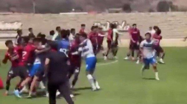 Mass Brawl After U21 Match in Mexico