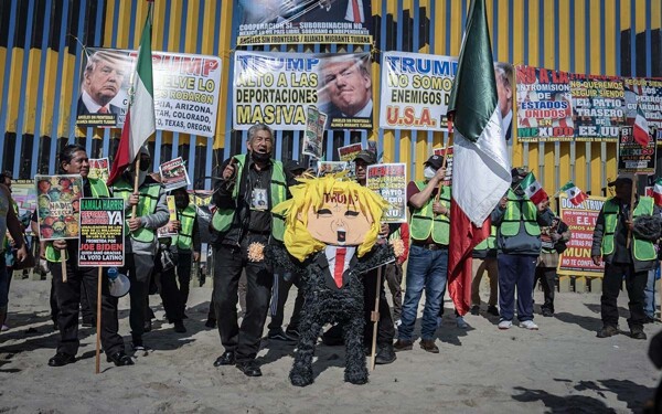 Protests Against Trump's Deportation Threats in Tijuana