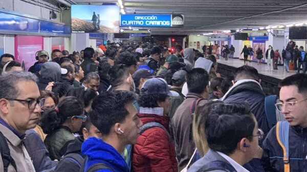 Problems in the CDMX Metro Service