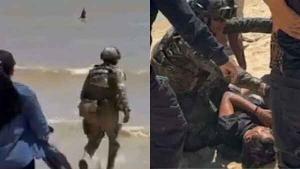 La Marina mexicana rescata a una persona que se ahogaba en playa de San Felipe