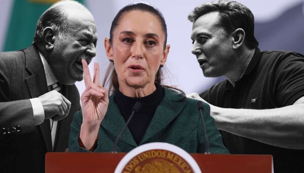 Claudia Sheinbaum Defends Carlos Slim Against Musk