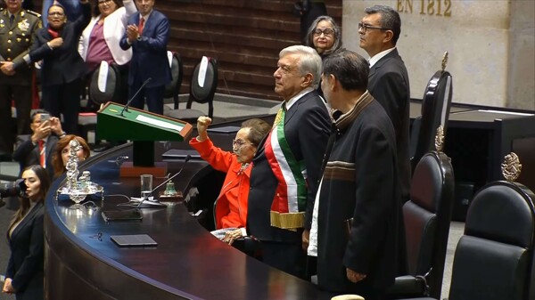 Напряженность между AMLO и президентом SCJN Нормой Пинья