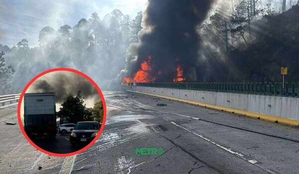 Total closure of Mexico-Puebla highway due to accident