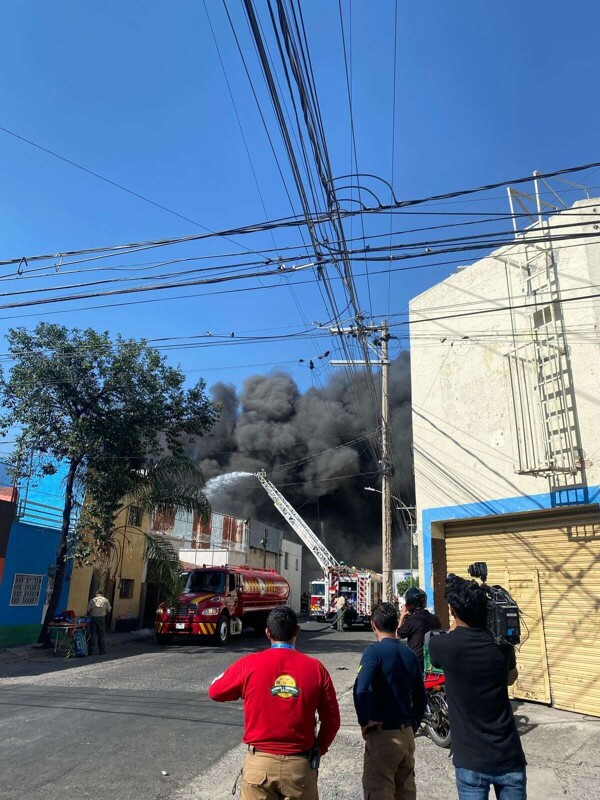 Fire at PVC Factory Triggers Alerts in Guadalajara