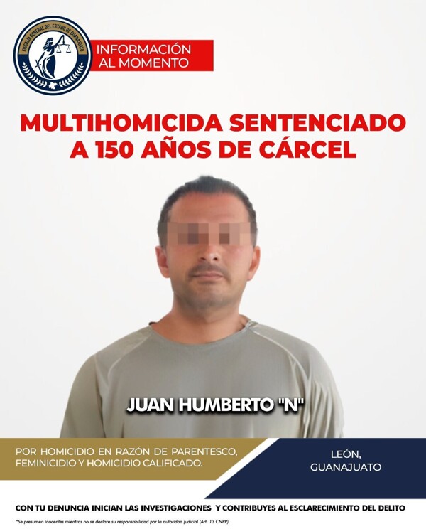 150 Years Imprisonment for Family Murderer in León