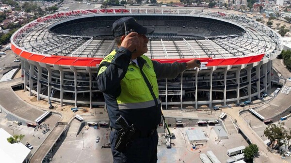 Security Operation for Mexico vs Portugal Match in Mexico City