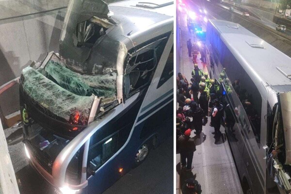 Bus accident in León leaves pilgrims injured