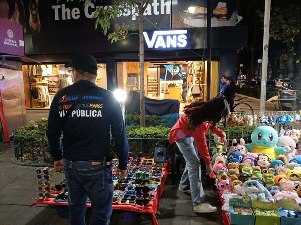 Public Space Recovery Operation in Cuauhtémoc