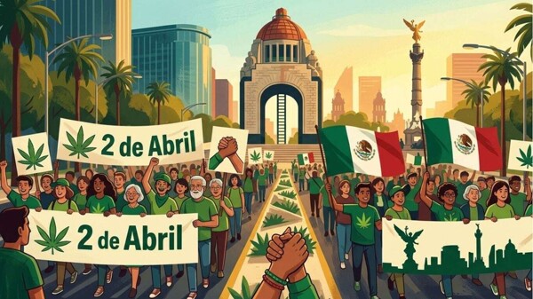 Cannabis collectives lead mobilizations in Mexico City