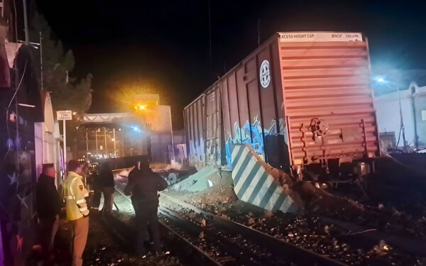 Вагон поезда сошел с рельсов в Ногалесе