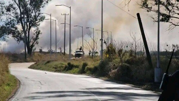 Armed Clash in Zapotlanejo Leads to Vehicle Fire