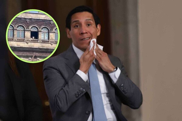 墨西哥丑闻：官员在宫殿阳台上晒太阳