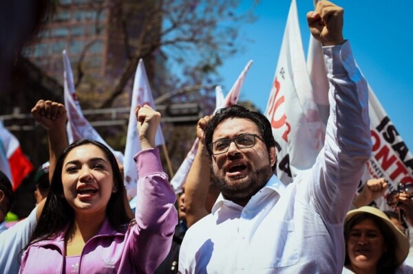 Naucalpan Rallies in Support of President Claudia Sheinbaum
