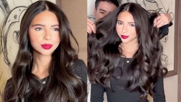 Ángela Aguilar Debuts New Look with Hair Extensions